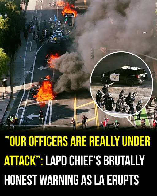 “Our officers are really under attack”: Explosives, firebombs fly in LA chaos