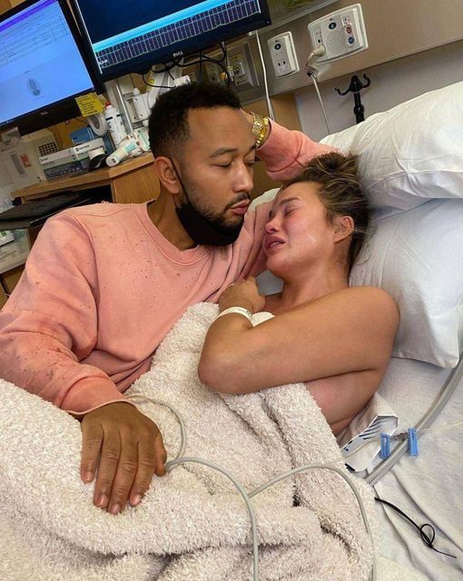 Offering prayers to Chrissy Teigen and John Legend following their son’s diagnosis.